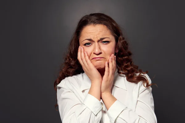 Young woman crying — Stock Photo, Image