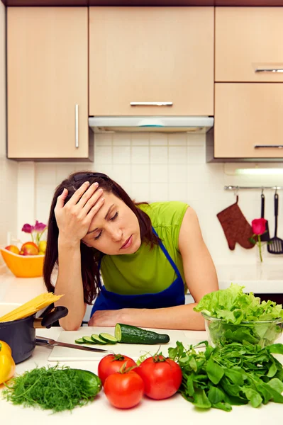 Müde Frau — Stockfoto