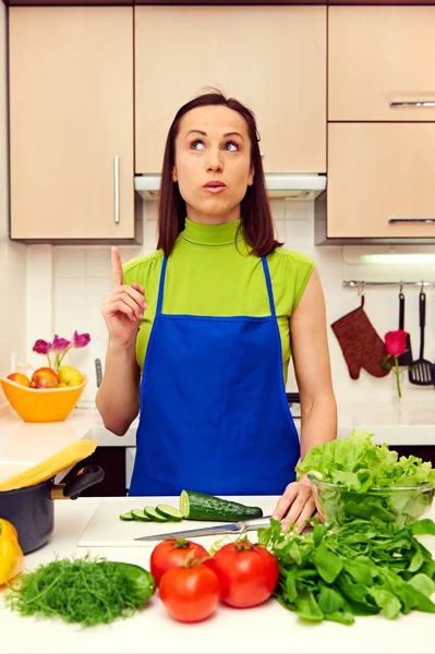 Huisvrouw hebben een idee — Stockfoto