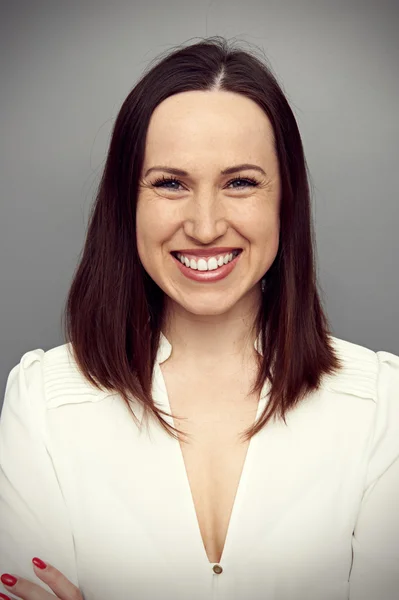 Mujer sonriente — Foto de Stock