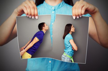kadın lacerating fotoğraf