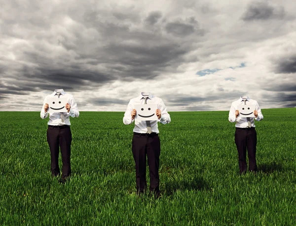 Faceless businessmen — Stock Photo, Image