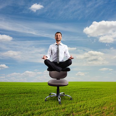 işadamı meditasyon