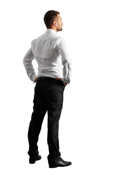 Back view of young businessman — Stock Photo, Image