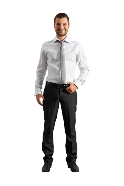 Confident and smiley businessman — Stock Photo, Image