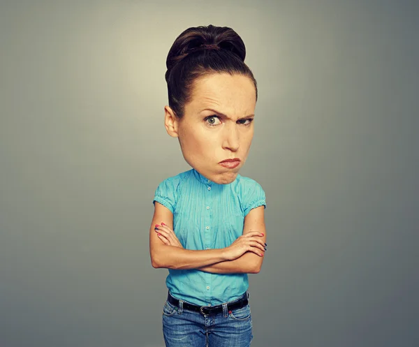 Mulher irritada — Fotografia de Stock