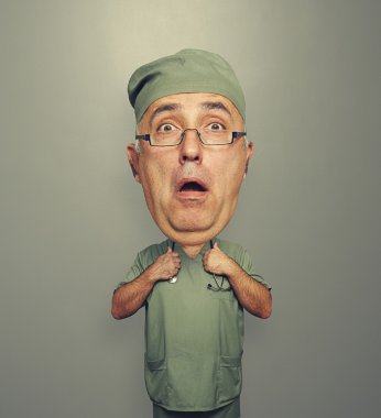 pettyes orvos felett szürke