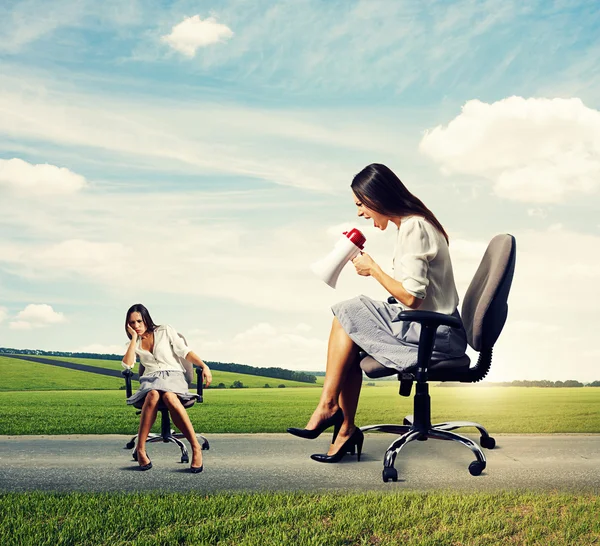 Sad woman and emotional woman — Stock Photo, Image