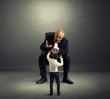 memnun patron kötü işçi çığlık