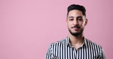 Businessman pointing finger in upward direction