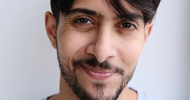 Face of young man smiling