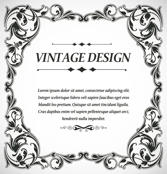 Vintage style design — Stock Vector