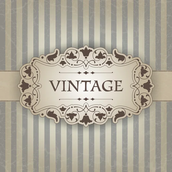 Marco vintage — Vector de stock