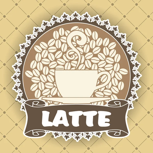 Símbolo café — Archivo Imágenes Vectoriales
