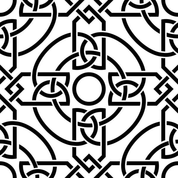 Кельтский бесшовный рисунок — стоковый вектор