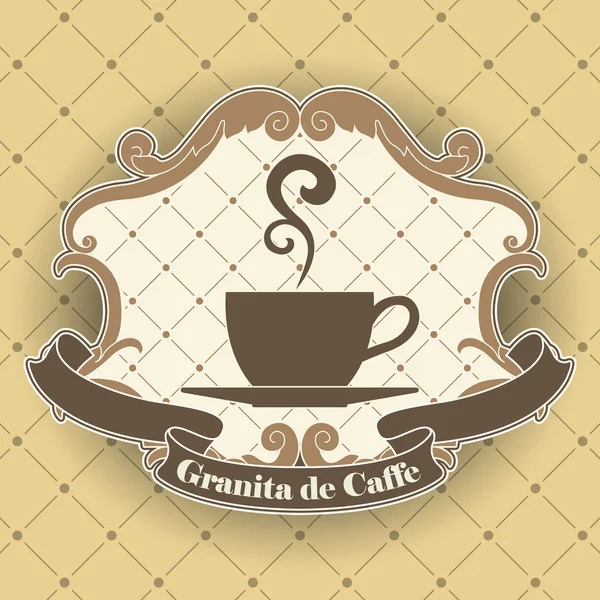 Símbolo café — Vector de stock