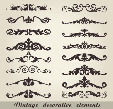 Vintage dekor elementleri
