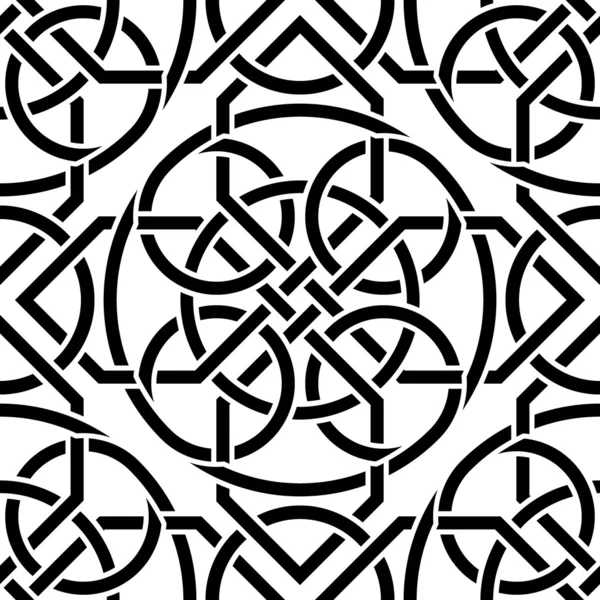 Celtic seamless modeli — Stok Vektör