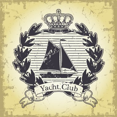 Deniz temalı damgası