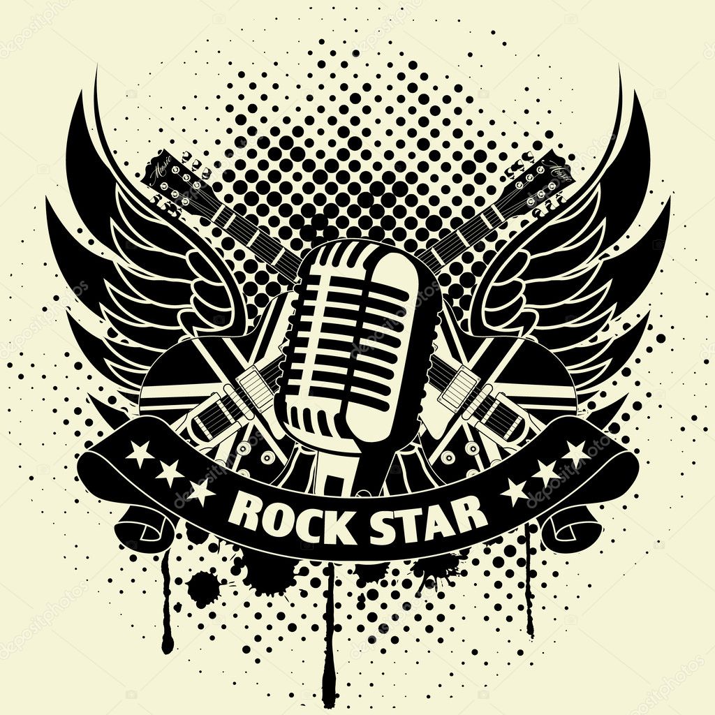 Download Ai Generated, Rockstar, Guitar. Royalty-Free Vector