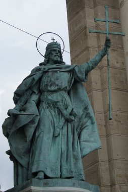 Szent isvan - kahramanlar Meydanı - Budapeşte