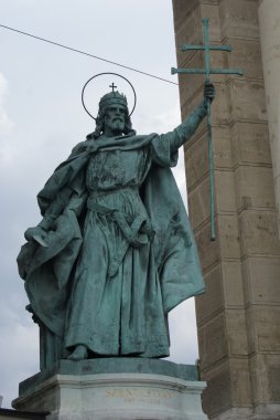 Szent isvan - kahramanlar Meydanı - Budapeşte