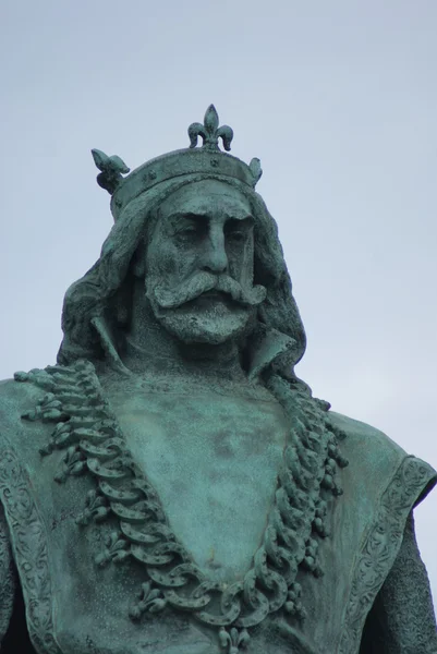 Karoly Robert Charles I - Heroes Square - Budapest — Stock Photo, Image