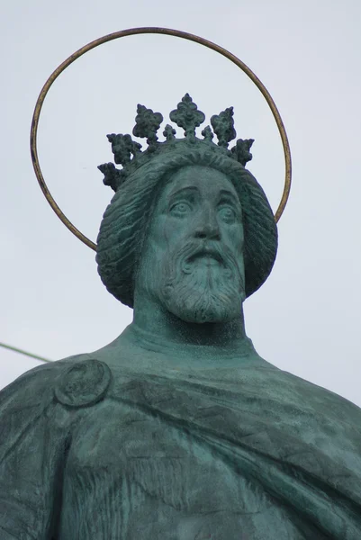 Szent Laszlo Praça dos Heróis Budapeste — Fotografia de Stock