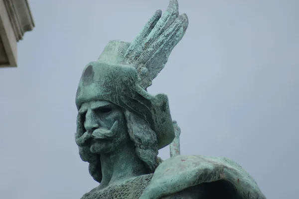 Tas the Horseman - Heroes Square - Budapest — Stock Photo, Image