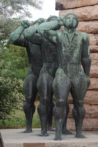 Memorial to Hungarian Volunteers — Stock Photo, Image