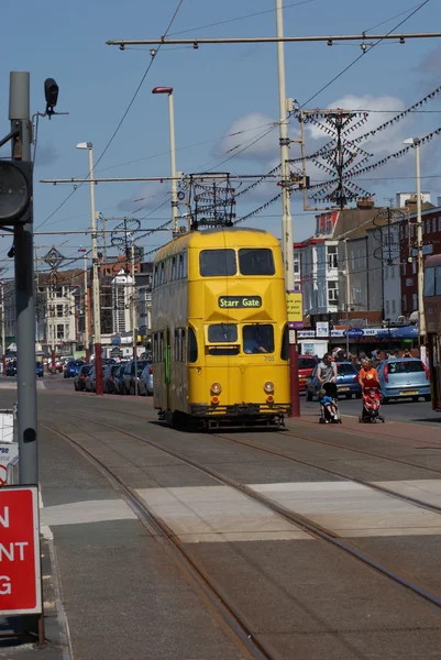 Blackpool tramvaje — Stock fotografie