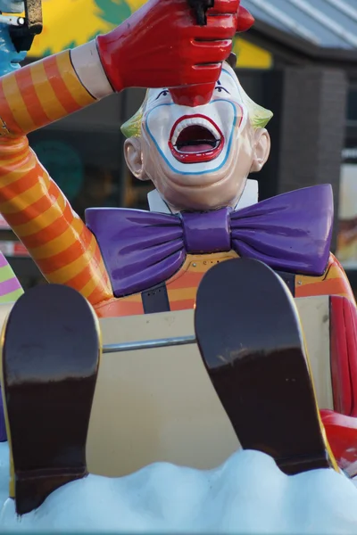 Clown Ride at Funfair or Theme Park — Stock Photo, Image