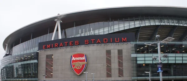 Klub piłkarski arsenal Londyn - stadionu emirates- — Zdjęcie stockowe