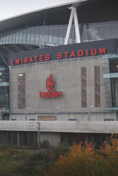 Londýn - emirates stadium - rozsudek arsenal football club — Stock fotografie
