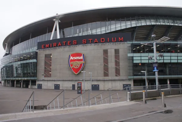 London - Emirate Stadion - Arsenal Fußballklub lizenzfreie Stockbilder