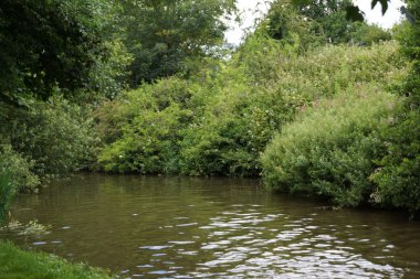 Şelale giriş kırsal görüntüde kanal