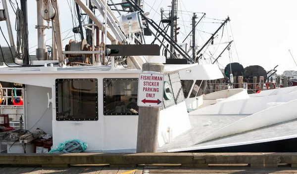 Narragansett Rhode Island Usa Червня 2021 Комерційні Риболовецькі Човни Пристиковані — стокове фото