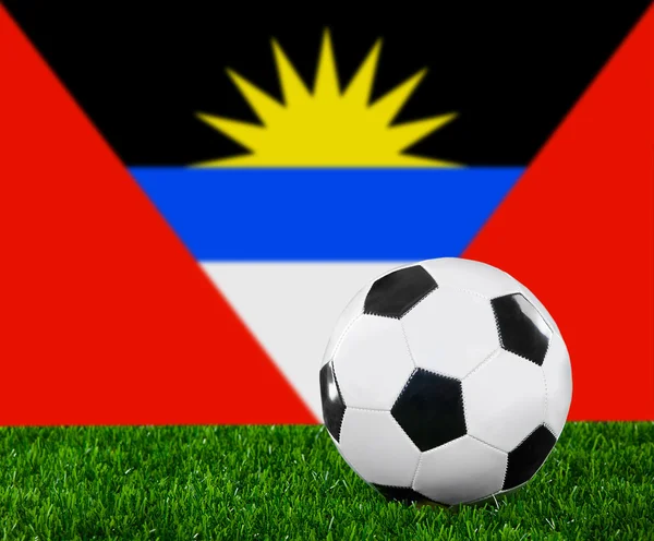 Die Flagge von Antigua und Barbuda — Stockfoto