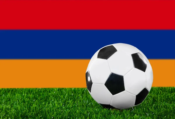 Den armeniska flaggan — Stockfoto