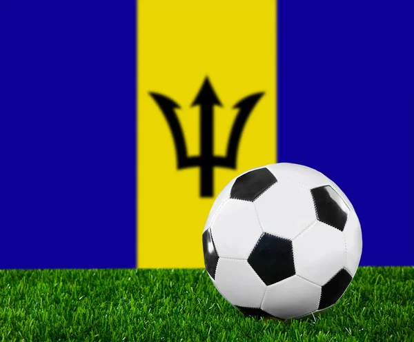 A Barbados zászló — Stock Fotó