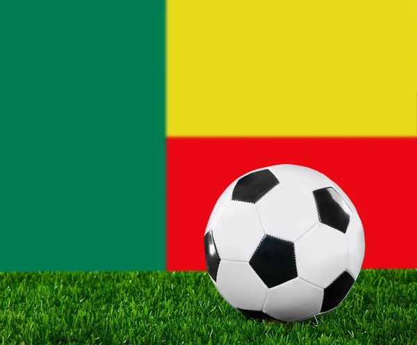 La bandiera del Benin — Foto Stock