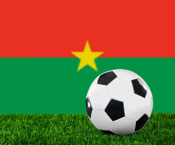 Bandeira do Burkina Faso — Fotografia de Stock