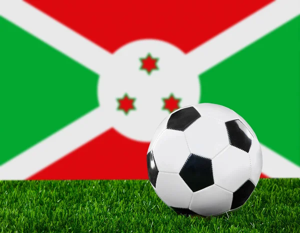 A Burundi zászló — Stock Fotó