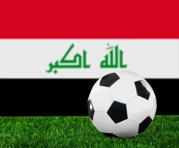 Το Ιράκ σημαία — Φωτογραφία Αρχείου