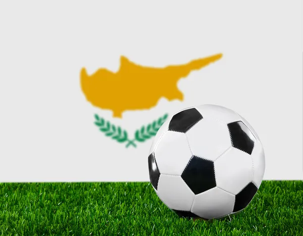 Die zypriotische Flagge — Stockfoto