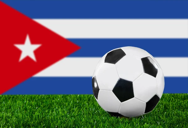Кубинський прапор — стокове фото