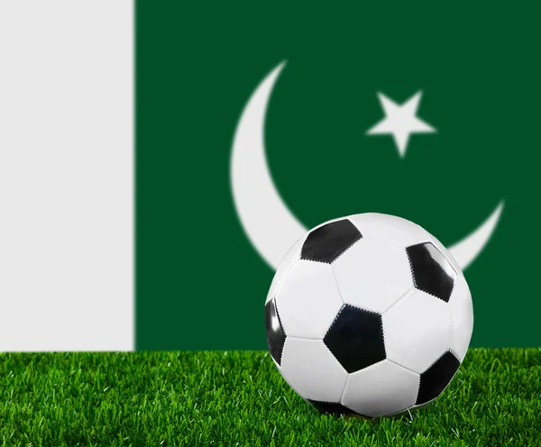 De Pakistaanse vlag — Stockfoto