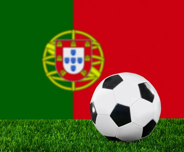 De Portugese vlag — Stockfoto