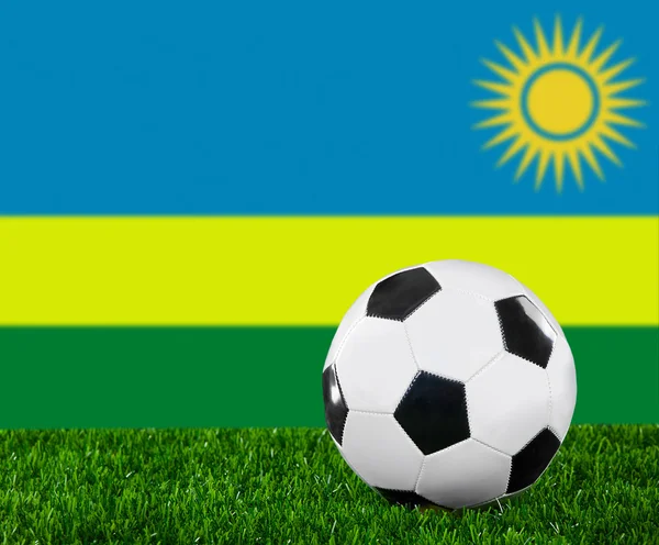 The Rwanda flag — Stock Photo, Image