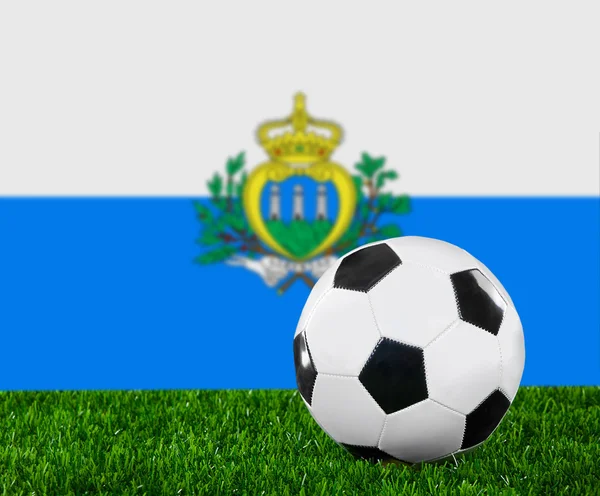 A bandeira de San Marino — Fotografia de Stock